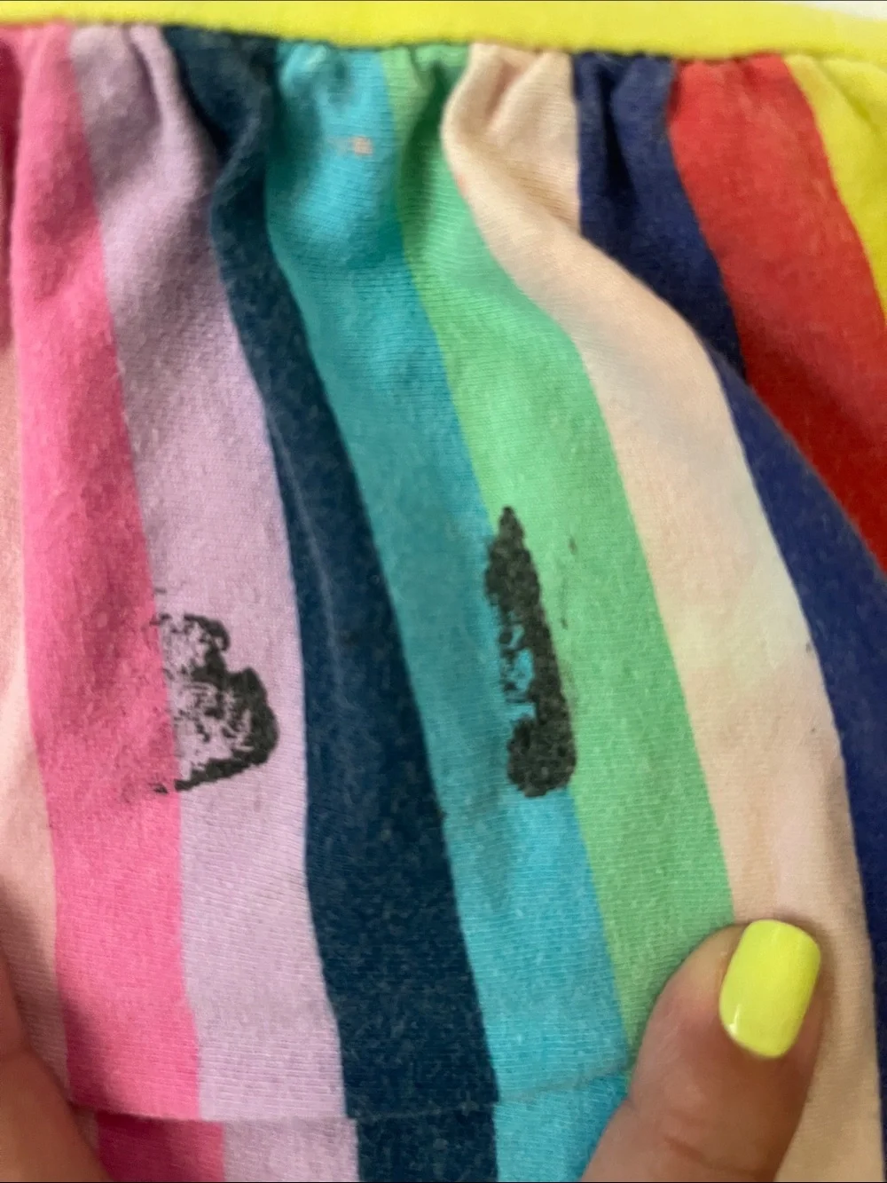 4T rainbow stripe dress